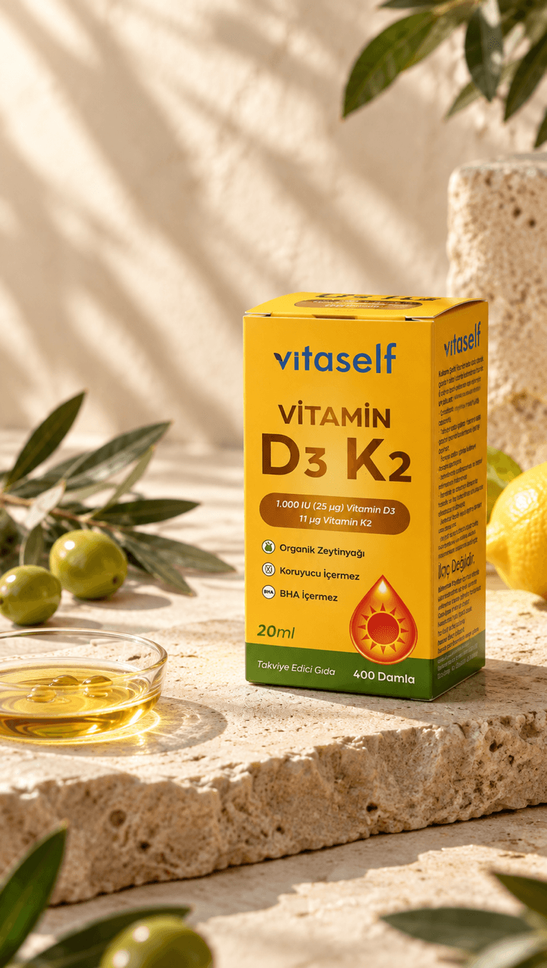 Vitaself Vitamin D3 K2 ürün görseli